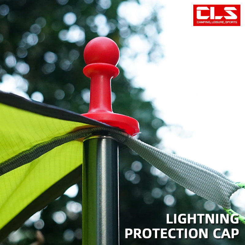 Tent Canopy Pole Insulating Cap – TPU, 50×68mm, Fits Standard Support Poles