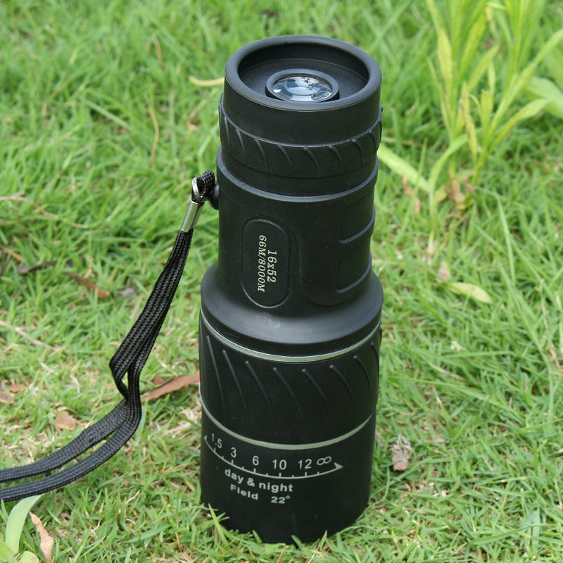 Binoculars 16x52 Monocular High Power HD Low Light Night Vision with Phone Outdoor Photography Telescope