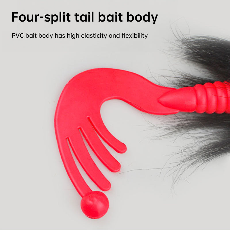 Baby Rat Swimbait – Hand-Tied Deer Hair, Solid Body, 1/0 Hook, Muskie & Pike Lure