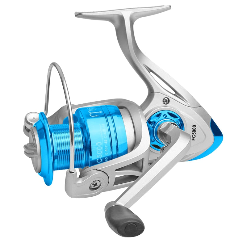 LINNHUE FA Series Spinning Reel – 8kg Max Drag, 5.2:1, No-Gap Metal Spool, Sizes 1000–6000