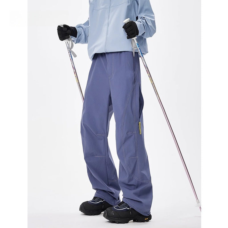 Loose hiking paratrooper mountaineering quick drying casual work pants