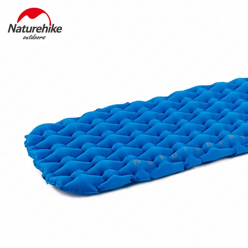 Inflatable Camping Sleeping Pad – Nylon TPU, 59×195cm, Ultralight, with Optional Pillow
