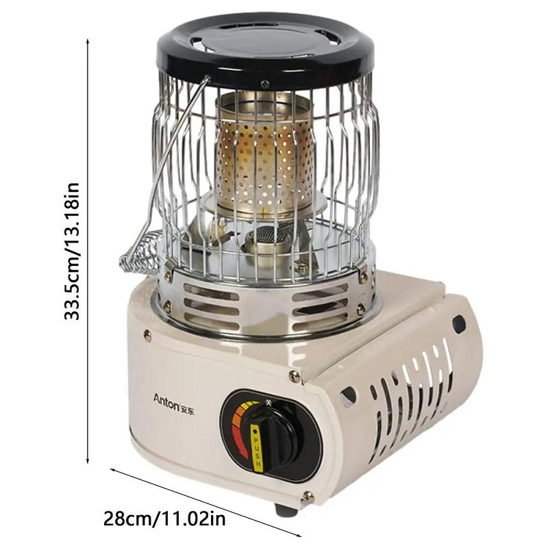 Portable Camping Gas Heater – Piezo Ignition, Compact, Hand Warmer