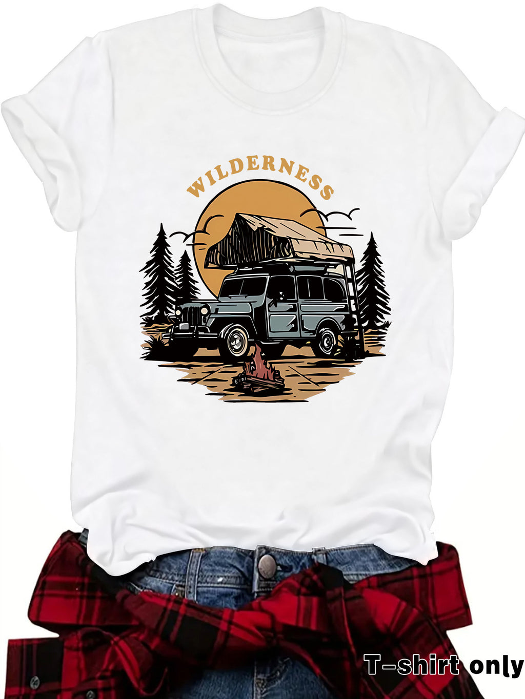 Short sleeved WILDERNESS camping vehicle