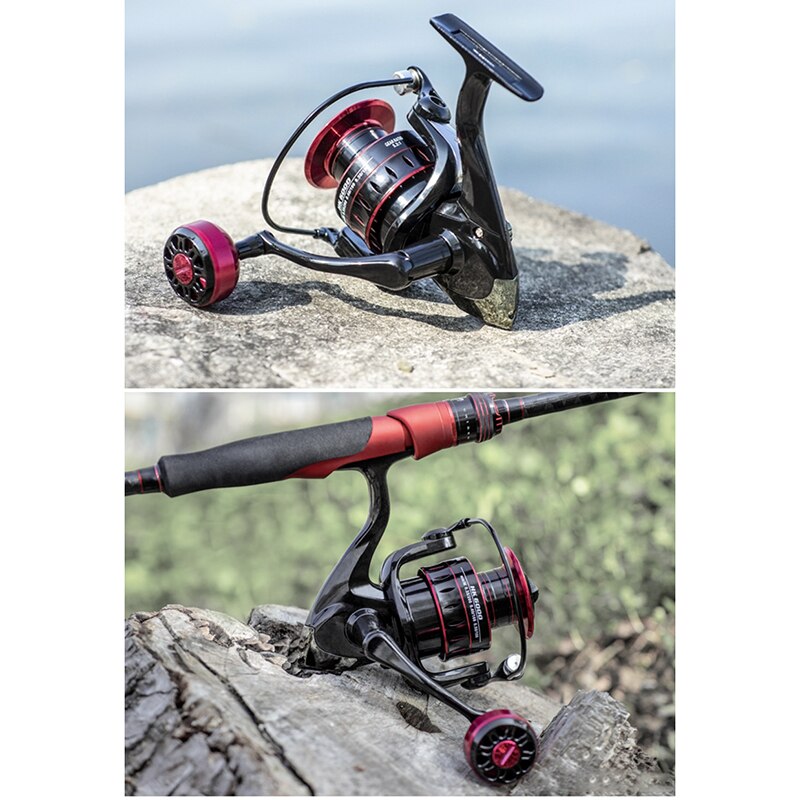 Spinning Fishing Reel – 8kg Max Drag, 5.2:1 Gear Ratio, Metal Spool, Sizes 1000–7000