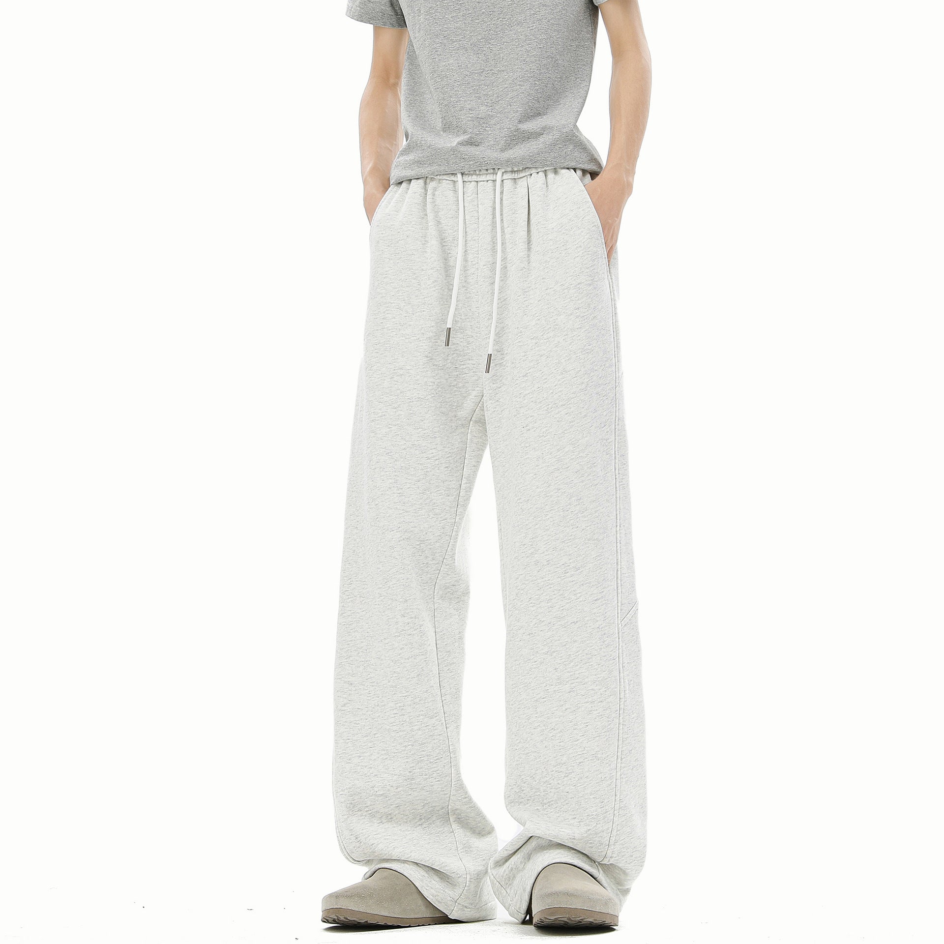 Men's Quick-Dry Outdoor Hiking Sports Long Pants Solid Color