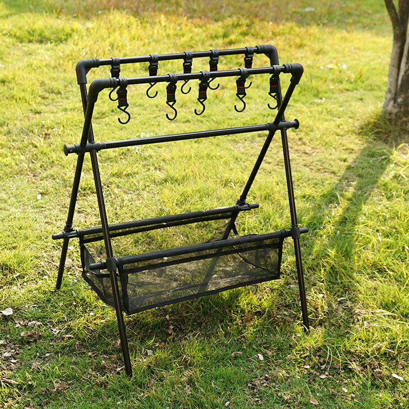 Folding Camping Drying Rack – Car Roof Storage, Portable Outdoor Shelf