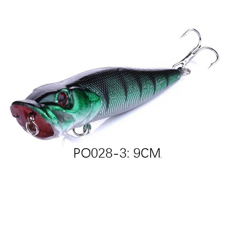 Popper Surface Fishing Lure – Hard Body, Fake Bait, Freshwater & Saltwater